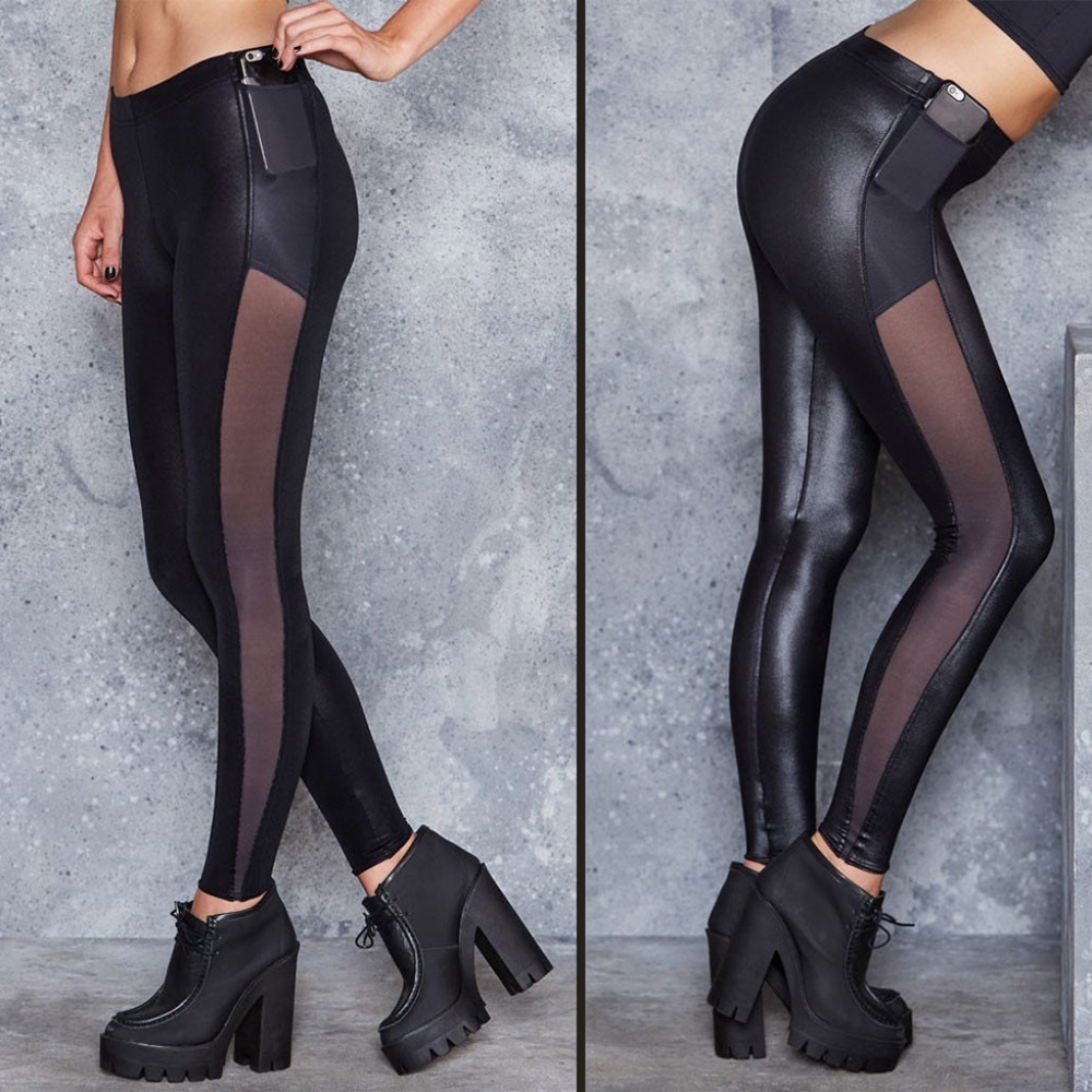 Blackmilk Racing Stripe Pocket Leggings - S